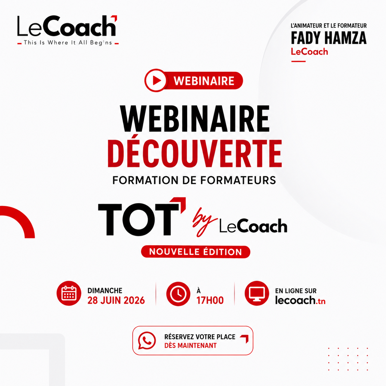 TOT byLeCoach - WEBINAIRE DÉCOUVERTE